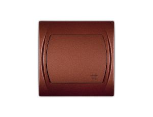 LOGO Łącznik krzyżowy podświetlany brązowy metalik 9LWP-6L
