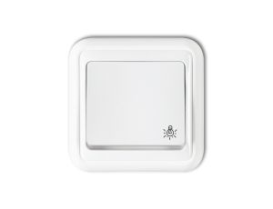 LIZA Przycisk /światło/ biały WPH-5