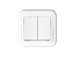 LIZA Łącznik świecznikowy podświetlany biały WPT-2L