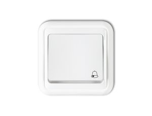 LIZA Przycisk /dzwonek/ podświetlany biały WPT-4L