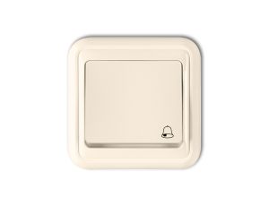 LIZA Przycisk /dzwonek/ podświetlany beżowy 1WPT-4L