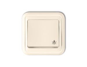 LIZA Przycisk /światło/ podświetlany beżowy 1WPT-5L