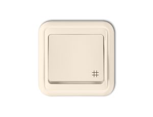 LIZA Łącznik krzyżowy podświetlany beżowy 1WPT-6L