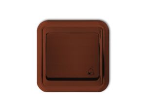 LIZA Przycisk /dzwonek/ brązowy 4WPT-4