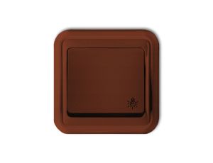 LIZA Przycisk /światło/ brązowy 4WPT-5