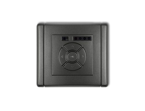 FLEXI Elektroniczny sterownik roletowy (przycisk strefowy) grafitowy 11FSR-5