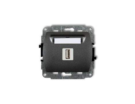 TREND Gniazdo pojedyncze USB-AA 3.0 grafitowy 11GUSB-5
