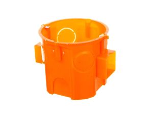 Puszka p/t 60mm łączeniowa głęboka z wkrętami pomarańczowa 302590 /75szt./