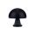 Oprawa ogrodowa parkowa LED SFERA kula fi 250mm czarno-transparentna IP44 4000K 8W 263lm
