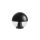 Oprawa ogrodowa parkowa LED SFERA kula fi 300mm czarno-transparentna IP44 4000K 8W 263lm