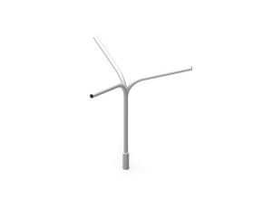 OG Wysięgnik lampowy trójramienny na słup oświetleniowy fi 60 mm 90stopni 40110302