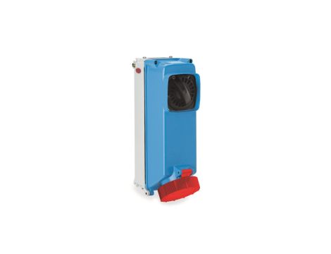 Gniazdo stałe GRP z wyłącznikiem i blokadą 16A 3P + N + E 380-415 V 50-60HZ 6H IP66 / IP67 P472830