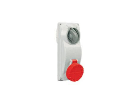Gniazdo stałe TOPTER z blokadą mechaniczną 16A 3P + E 380-415 V 50-60HZ 6H IP66 / IP67 P491136