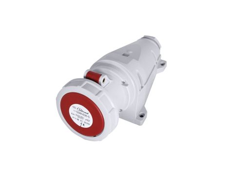 Gniazdo stałe 63A 5P 400V czerwone MINI GSM 63/5 IP67 921868
