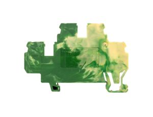 Złączka dwupiętrowa 4-przewodowa mostkowana 2,5mm2 żółto-zielona 870-507 /50szt./