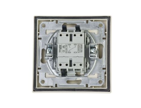 Łącznik Asfora schodowy IP44 kremowy z ramką EPH0400423