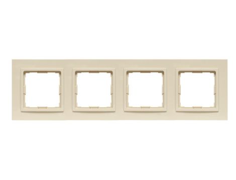 VENA2 Ramka poczwórna krem 520384