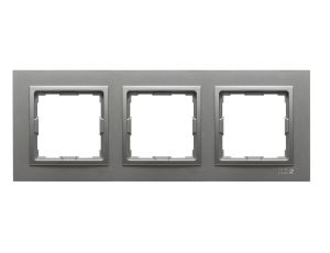 VENA2 Ramka potrójna aluminium 524083