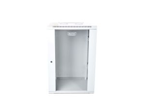 Szafa krosowa wisząca niedzielona 19 cali 21U 600x600x997 szara DN-W19 21U/600