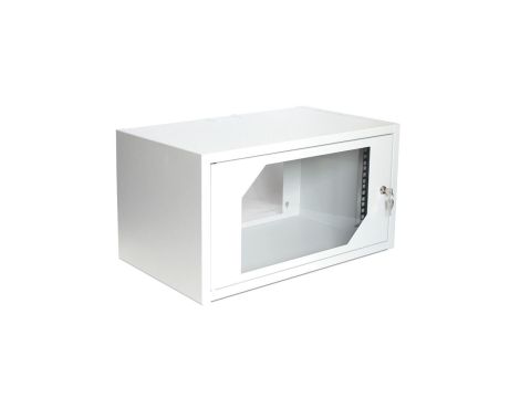 Szafa krosowa wisząca niedzielona 19cali KaTLINK 6U 350x550x300 szara CL-19 06U
