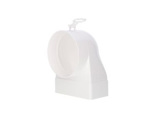 Kolano łącznikowe 90st. 60x120mm fi 103mm białe KP120-23