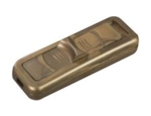 Wyłącznik suwakowy przelotowy lub końcowy 1-torowy 2,5A/250V złoty WS-1P/ZŁOTY