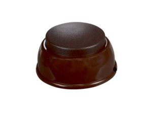Wyłącznik nożny przelotowy, dwupozycyjny, dwutorowy, 2,5A/250V WN-2/2,5A/BRĄZ