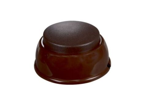 Wyłącznik nożny przelotowy, dwupozycyjny, dwutorowy, 2,5A/250V WN-2/2,5A/BRĄZ