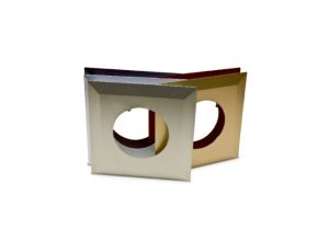 Osłona ściany pod wyłącznik podtynkowy OW-1 GRAFIT