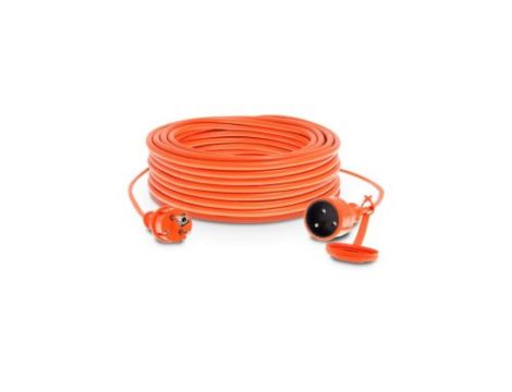 Przedłużacz ogrodowy 1-gniazdo z/u 40m /H05VV-F 3x1,5/ 16A IP44 pomarańczowy