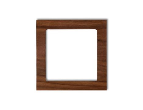 DECO Ramka pojedyncza - drewno (orzech amerykański) orzech amerykański DRD-1E