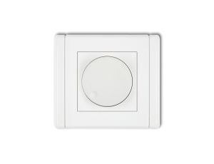 FLEXI Ściemniacz elektroniczny przyciskowo-obrotowy biały FRO-1