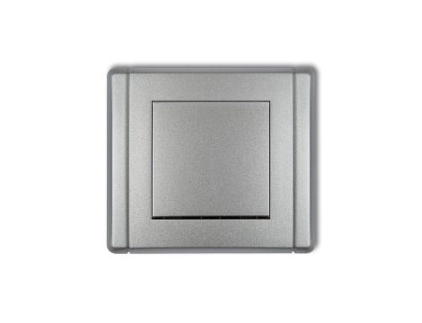 FLEXI Przycisk jednobiegunowy srebrny metalik 7FWP-4.1