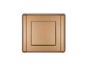 FLEXI Przycisk jednobiegunowy złoty metalik 8FWP-4.1
