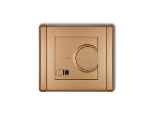 FLEXI Regulator temperatury elektroniczny z czujnikiem powietrznym złoty metalik 8FRT-2