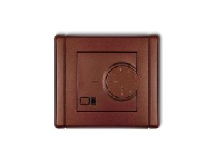 FLEXI Regulator temperatury elektroniczny z czujnikiem powietrznym brązowy metalik 9FRT-2