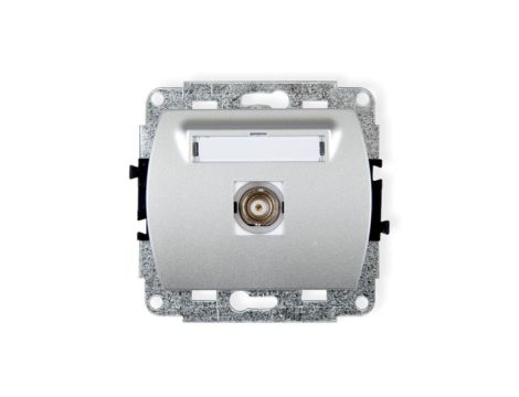 TREND Gniazdo pojedyncze BNC srebrny 5GBNC-1