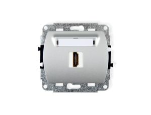 TREND Gniazdo pojedyncze HDMI srebrny 5HDMI-1