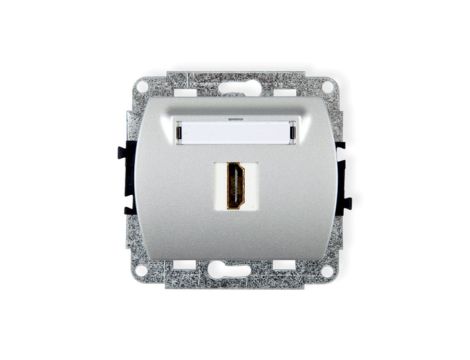 TREND Gniazdo pojedyncze HDMI srebrny 5HDMI-1