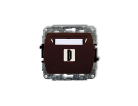 TREND Gniazdo pojedyncze HDMI brązowy 4HDMI-1