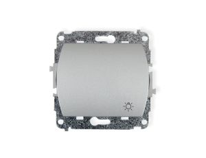 TREND Przycisk /światło/ srebrny 5WP-5