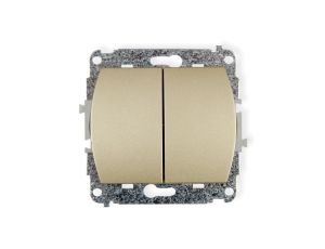 TREND Przycisk świecznikowy złoty 6WP-44.1