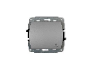 TREND Przycisk /światło/ srebrny metalik 7WP-5