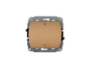 TREND Łącznik dwubiegunowy złoty metalik 8WP-9