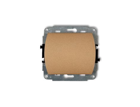 TREND Przycisk jednobiegunowy złoty metalik 8WP-4.1
