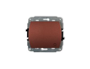 TREND Przycisk /światło/ brązowy metalik 9WP-5