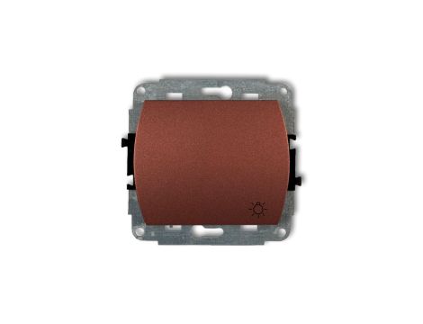 TREND Przycisk /światło/ brązowy metalik 9WP-5
