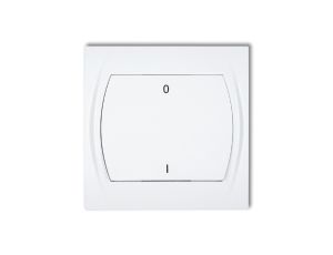 LOGO Łącznik dwubiegunowy biały LWP-9