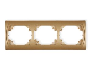 LOGO Ramka pozioma potrójna złoty metalik 8LRH-3