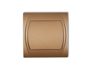 LOGO Łącznik jednobiegunowy złoty metalik 8LWP-1